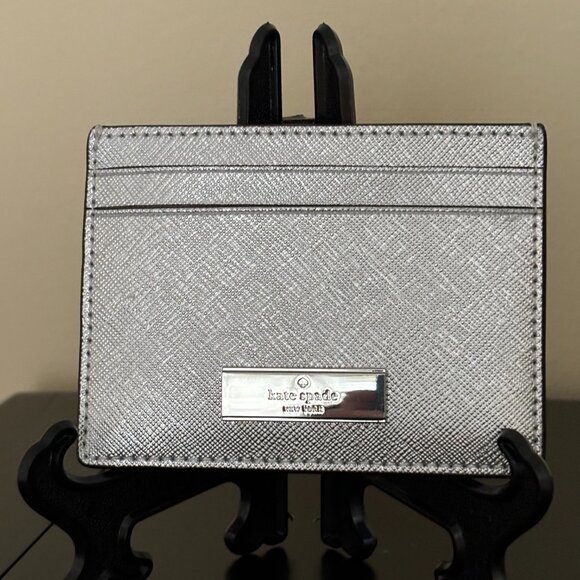 Kate Spade Boxed Metallic Kenzie Small Cardholder - Picture 4 of 15